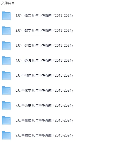 2025年全国各地区中考试卷及答案解析完整版合集,PDF可下载,附历年真题 第6张