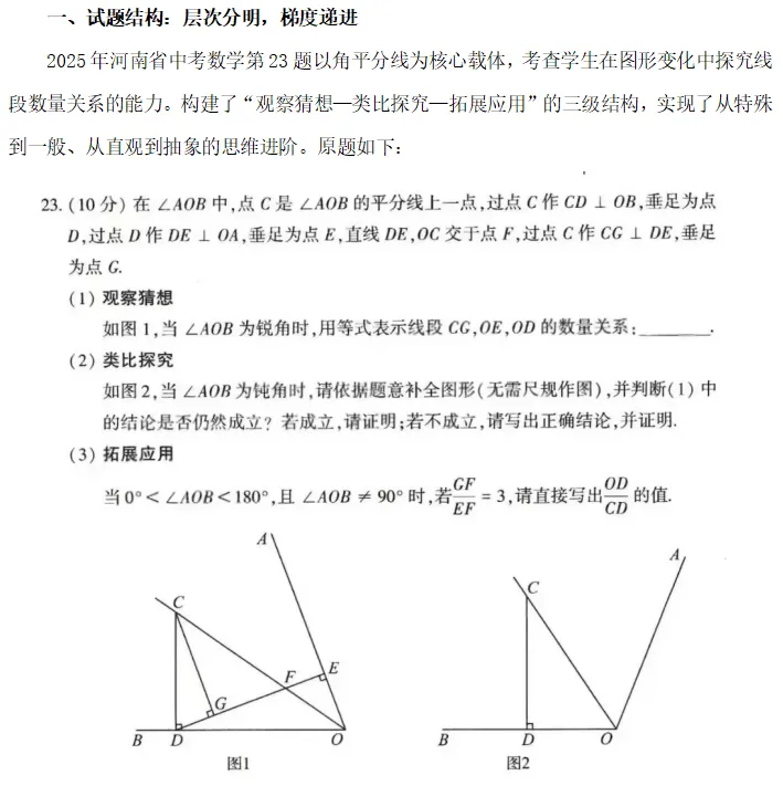 从一道中考压轴题看几何教学的深度与温度——2025年新站区初中数学导师制活动研题(六) 第1张