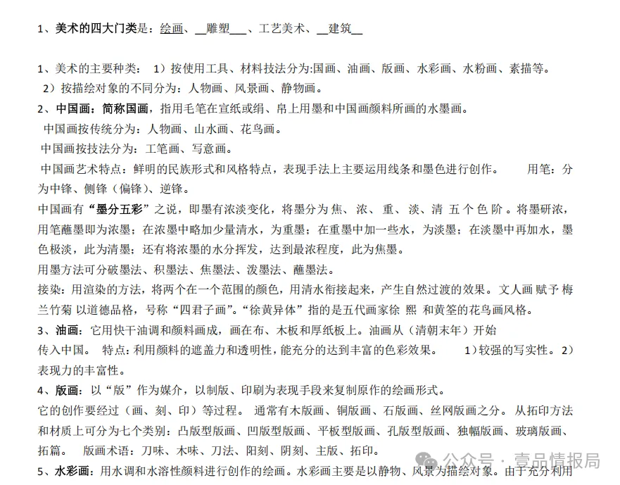 3.27开考!广州中考艺术机考怎么考?知识点题库可下载! 第12张