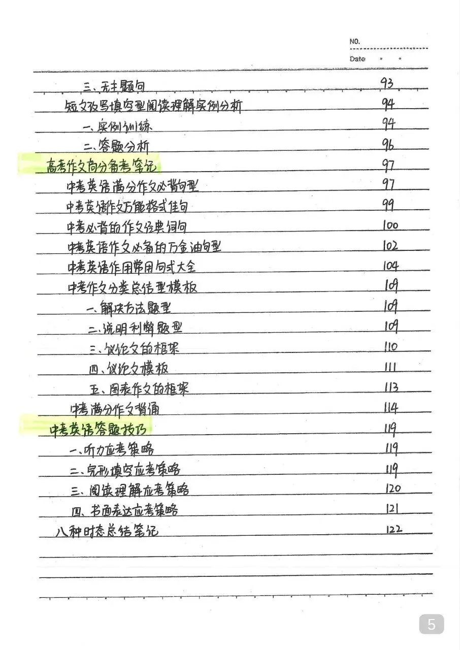 初中英语 中考英语状元笔记 (126页).pdf 第7张