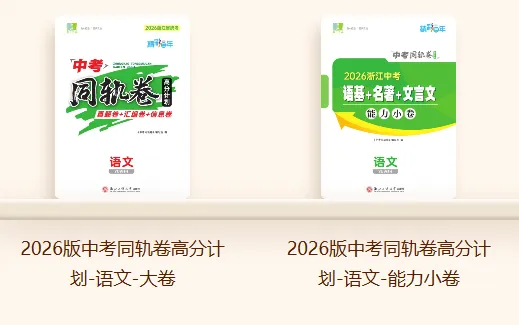 语文花开阅读+精彩三年中考同轨卷 第6张