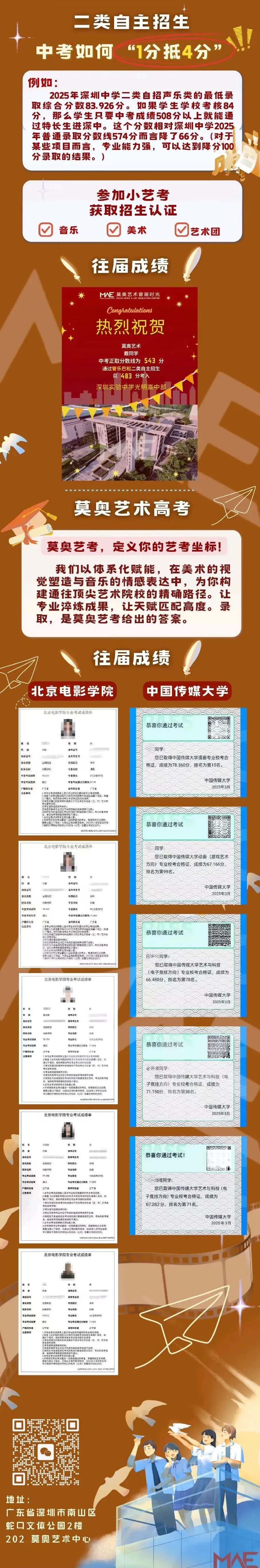 深圳中考-二类自主招生(音乐/美术方向) 第2张 深圳中考-二类自主招生(音乐/美术方向) 第2张