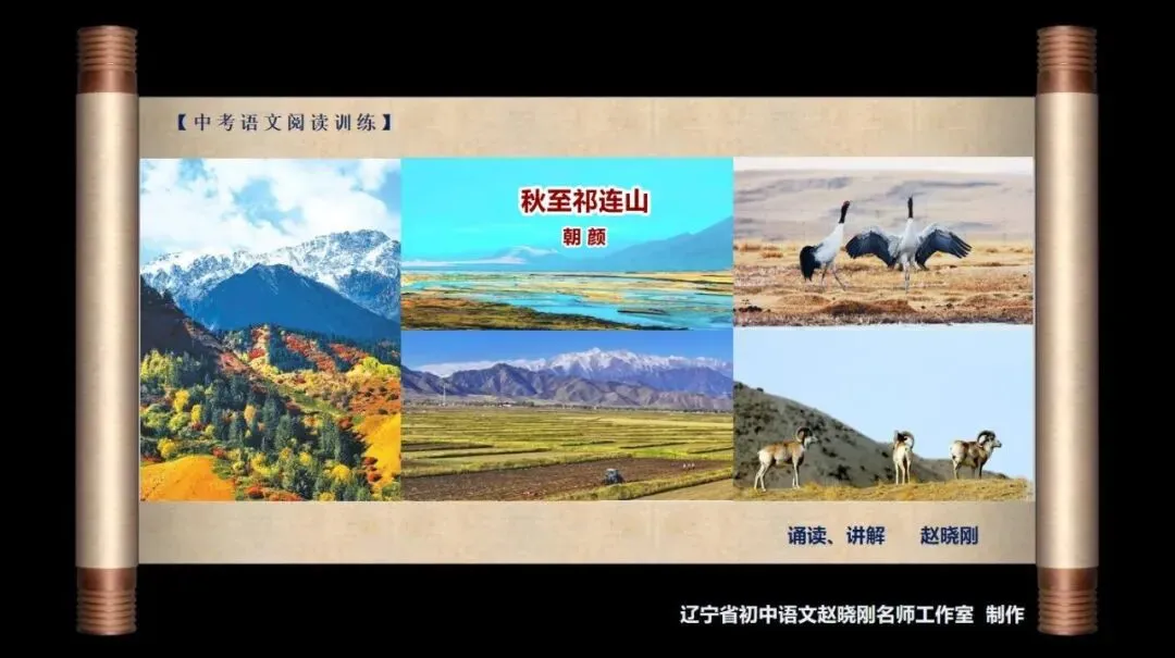 【中考阅读指导】秋至祁连山(朝颜)四川南充2025 第2张