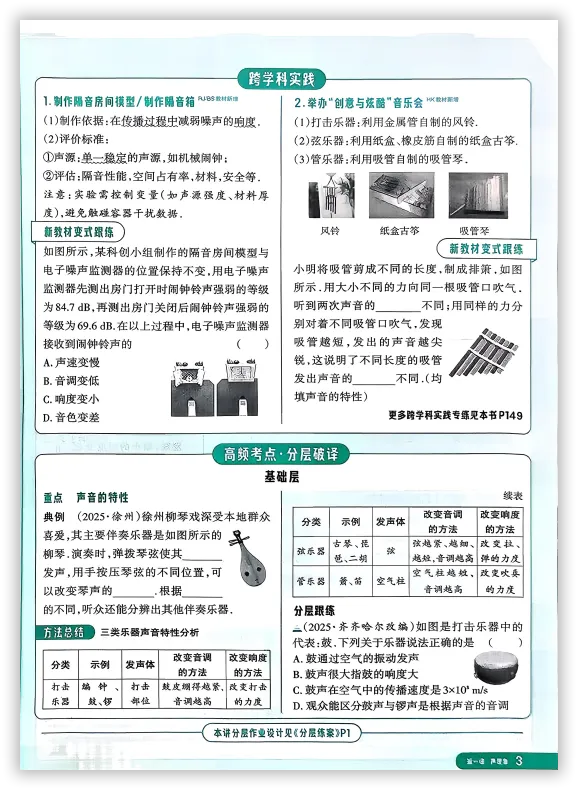 【2026】《初中物理•鼎成中考通-分层学案》中考(人教版),超全知识点梳理、例题解析! 第10张 【2026】《初中物理•鼎成中考通-分层学案》中考(人教版),超全知识点梳理、例题解析! 第10张