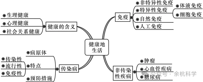 【中考复习】生物专题知识点⑩:人、健康与环境 第5张