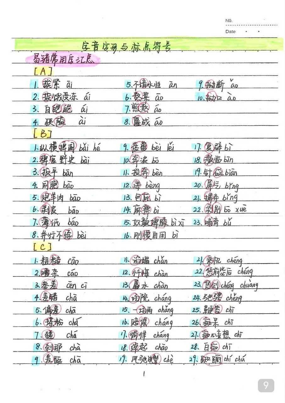九年级(下)语文 中考语文状元笔记(198页) 第9张 九年级(下)语文 中考语文状元笔记(198页) 第9张