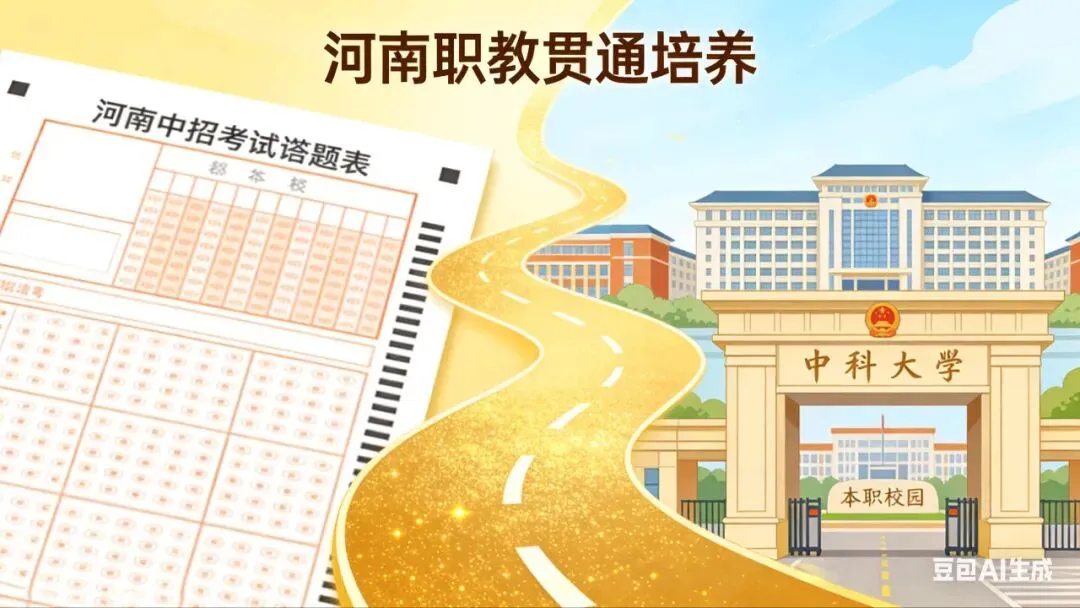 重磅!2026河南中考新政:初中生直通本科,职教贯通培养全攻略 第5张