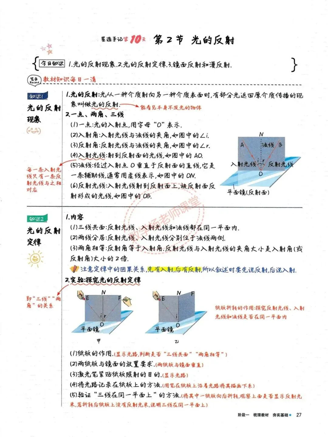 中考物理——最全物理学霸手写笔记 第27张