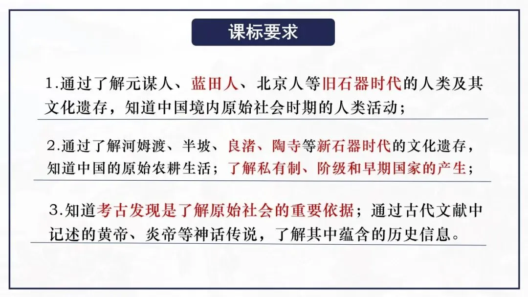 【中考历史一轮复习】第一单元 史前时期:中国境内早期人类与文明的起源 第4张