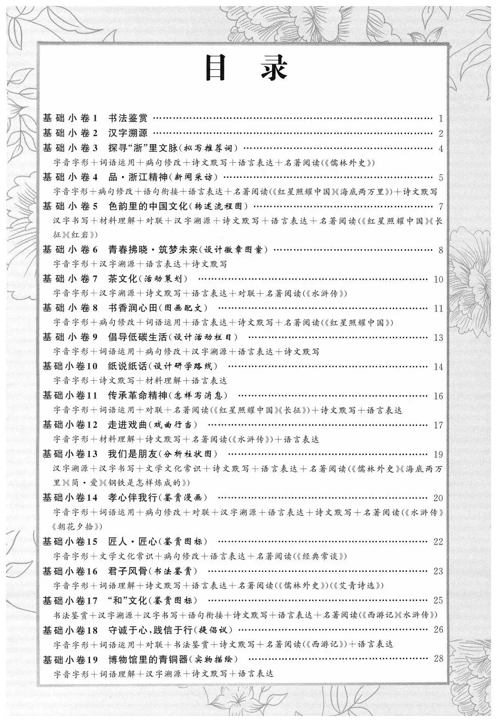 太赞了!中考复习主题情境式基础小卷共40天 第2张