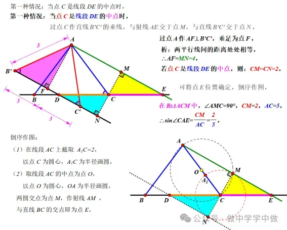 【中考数学】等腰三角形旋转背景下的几何压轴题:线段求解、菱形判定与中点情境的深度突破 第9张 【中考数学】等腰三角形旋转背景下的几何压轴题:线段求解、菱形判定与中点情境的深度突破 第9张