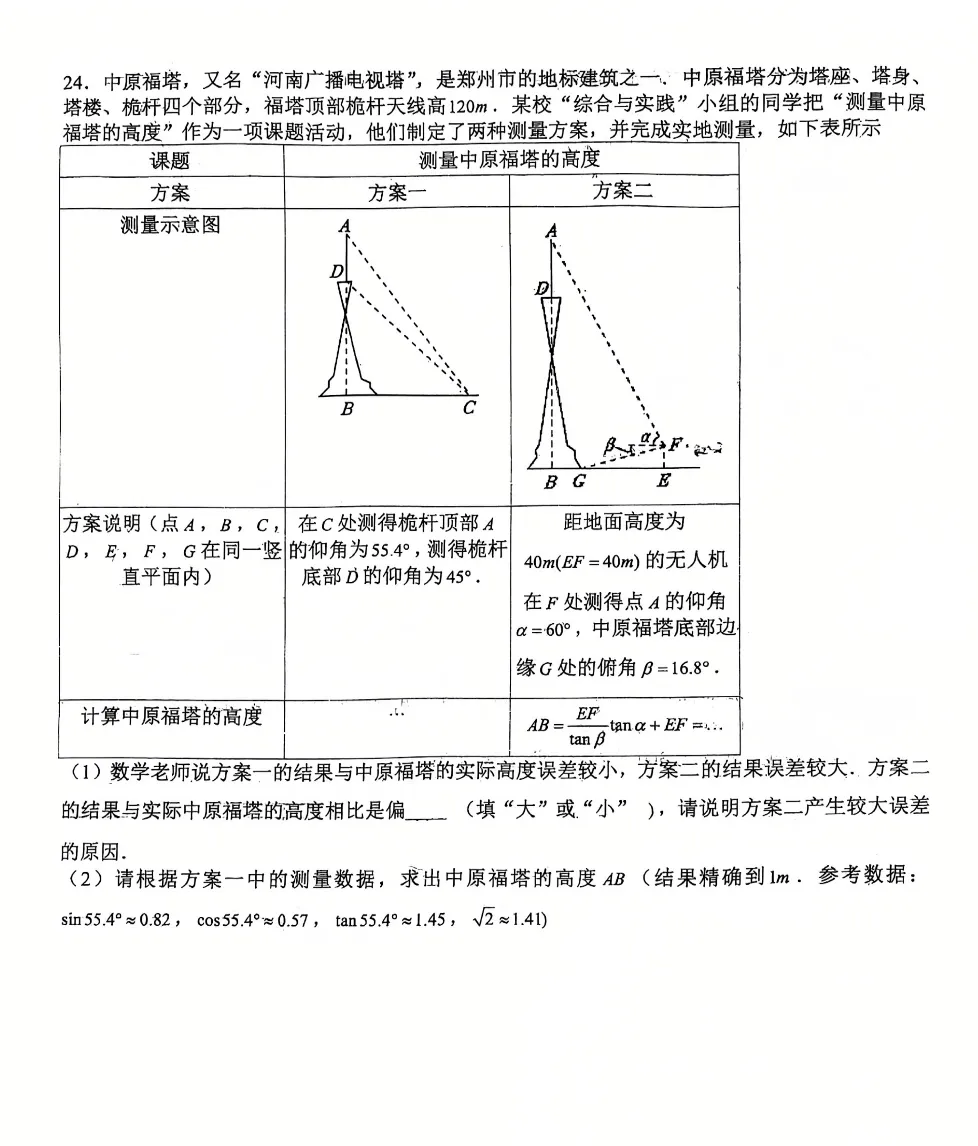 2026届陕西中考备考-西工大附中初三秋季周末大练习&提高卷【合集·校内原卷】 第21张
