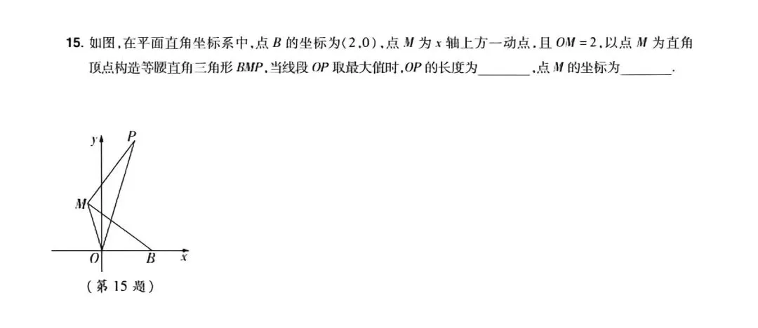 杨镇源:河南中考好题分享【第886次分享】 第1张