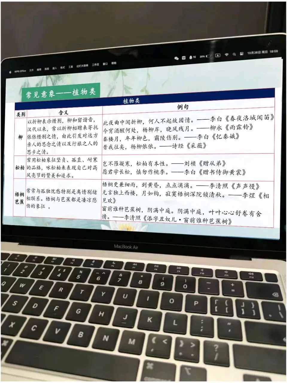 当我用趣味表情包打开中考语文古诗词鉴赏复习,原来意象与意境如此简单!! 第9张