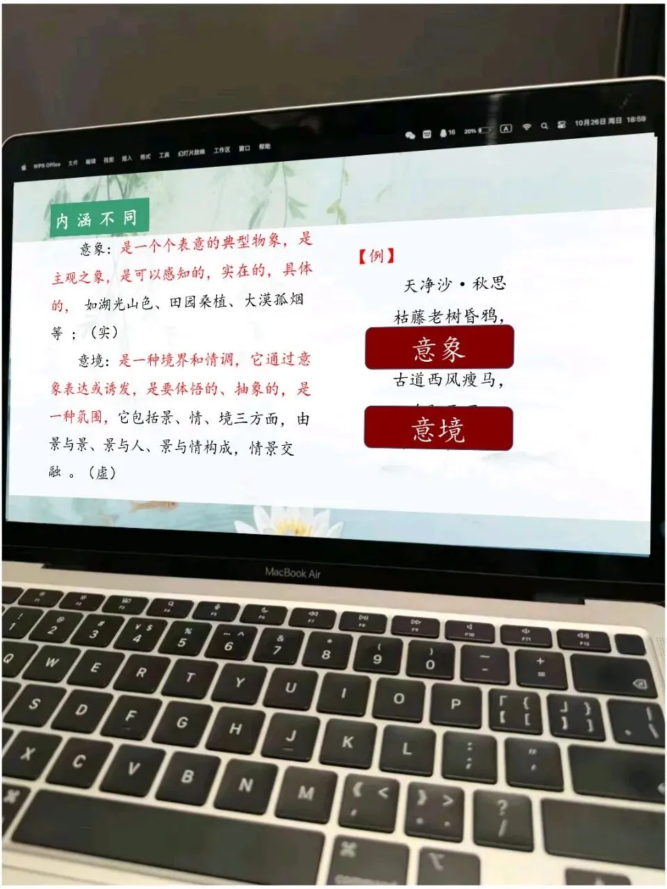 当我用趣味表情包打开中考语文古诗词鉴赏复习,原来意象与意境如此简单!! 第15张