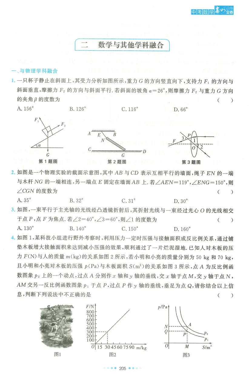 春如金卷-中考数学(2026北师大版) 第10张 春如金卷-中考数学(2026北师大版) 第10张