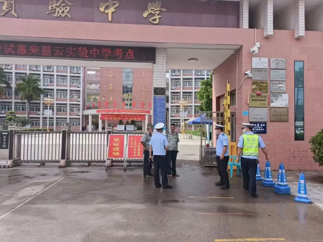 中考首日,惠来交警再度开启“护考”模式 第5张