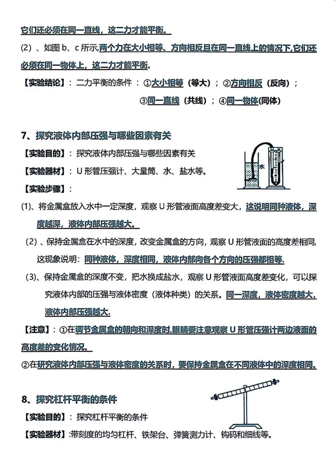 中考物理15个重点实验 第4张