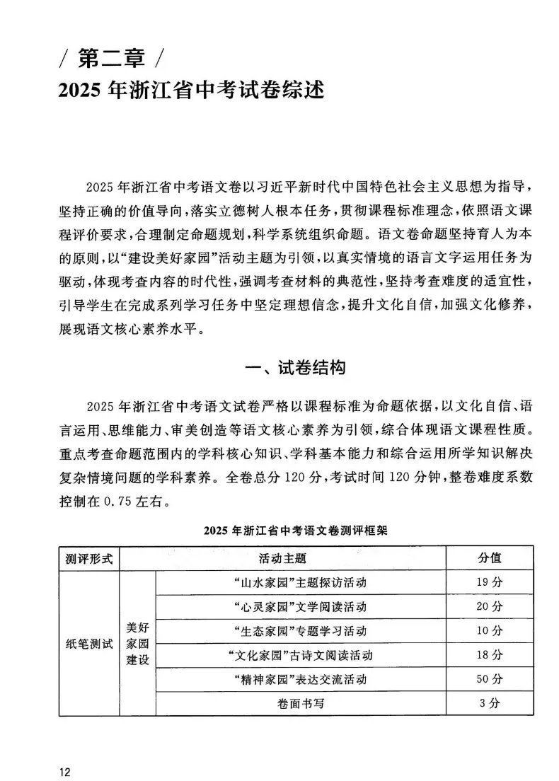 中考倒计时110天,2025年浙江省中考命题分析(可下载) 第5张