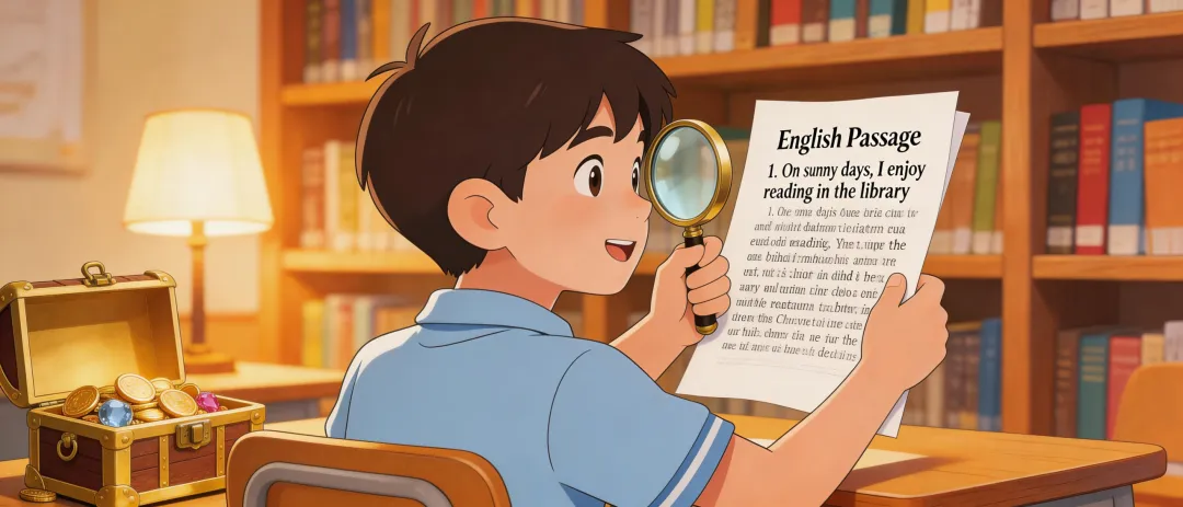 中考英语完形填空大作战 | 小明的"推理冒险" 第1张 中考英语完形填空大作战 | 小明的"推理冒险" 第1张