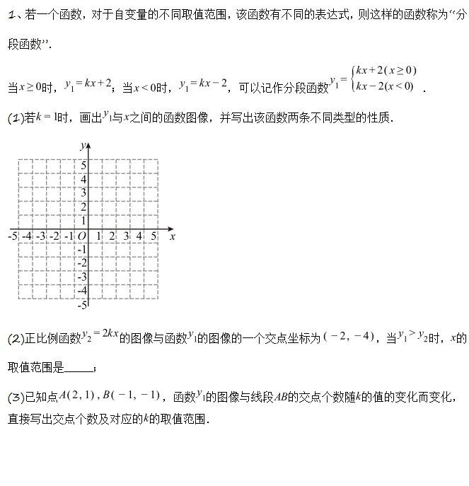 中考函数探究||从建模到应用的函数解题思路与变式题组(一):组合函数类 第9张