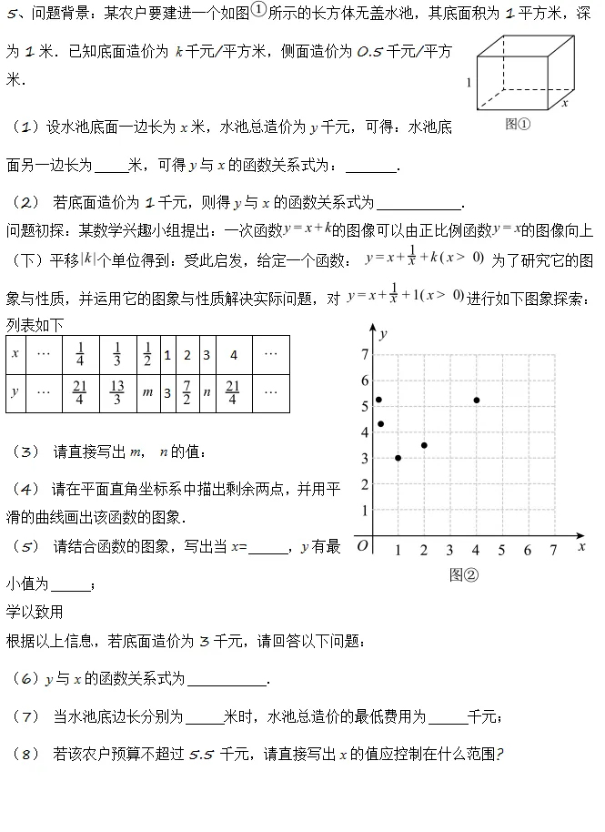 中考函数探究||从建模到应用的函数解题思路与变式题组(一):组合函数类 第13张