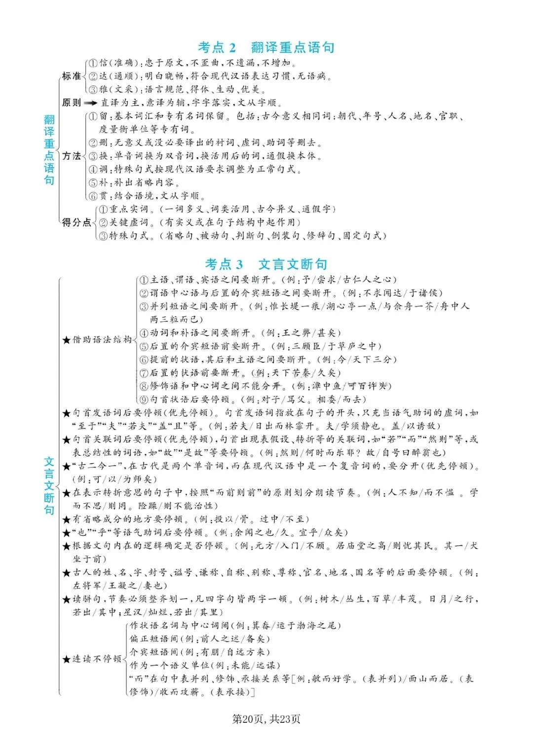中考语文:阅读理解答题模板+满分解题公式 第6张