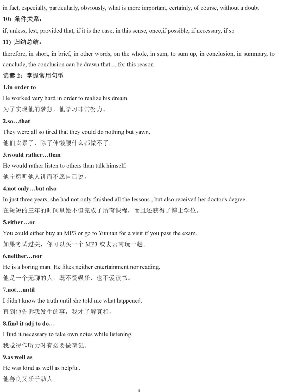 中考英语写作全指导(写作锦囊+常用100个句型+常用100句谚语+万能套用模板)---英语提分,初中英语--可打印 第7张 中考英语写作全指导(写作锦囊+常用100个句型+常用100句谚语+万能套用模板)---英语提分,初中英语--可打印 第7张