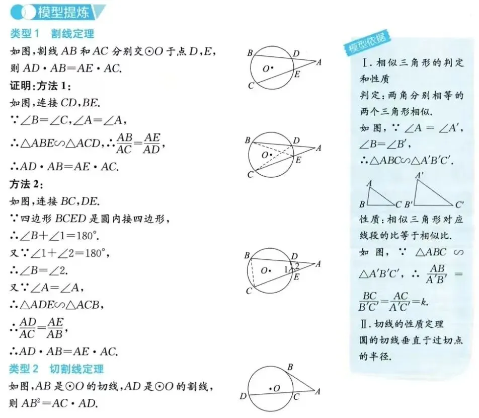 【中考重难点】圆中的11个定理 第4张