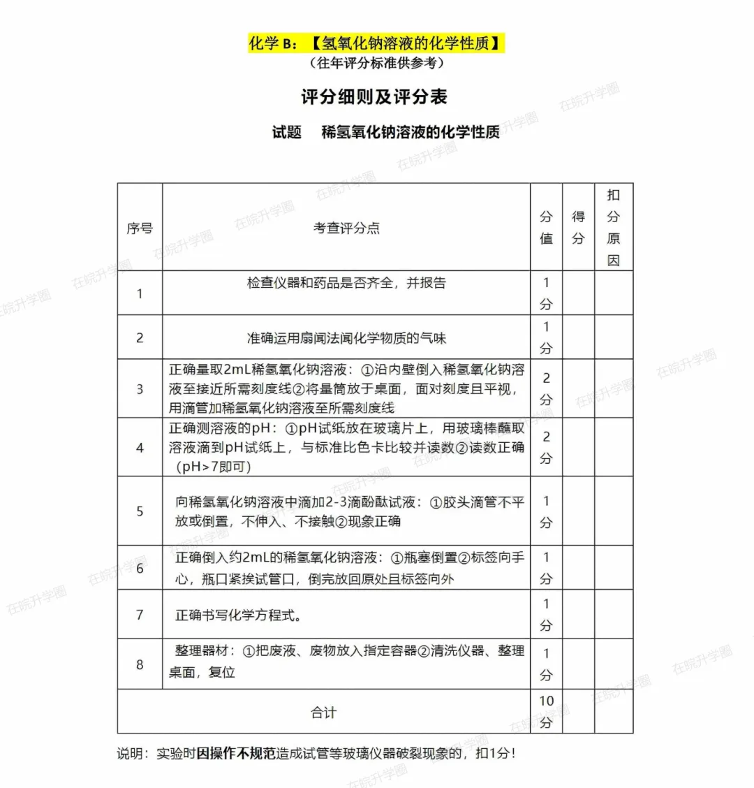 紧急提醒!2026合肥中考理科实验【评分细则】流出,含详细操作视频,家长都在抢,速领! 第3张