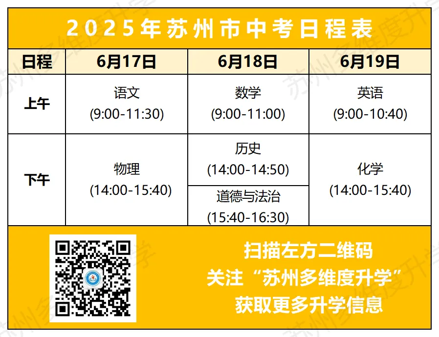 2026 苏州中考:超短学期!关键时间轴速览!(内含一模全部真题领取) 第24张