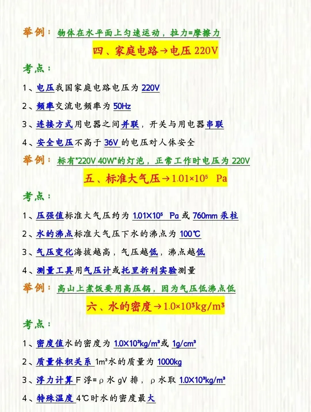 2026中考物理 | 常考隐含条件必背15条! 第3张