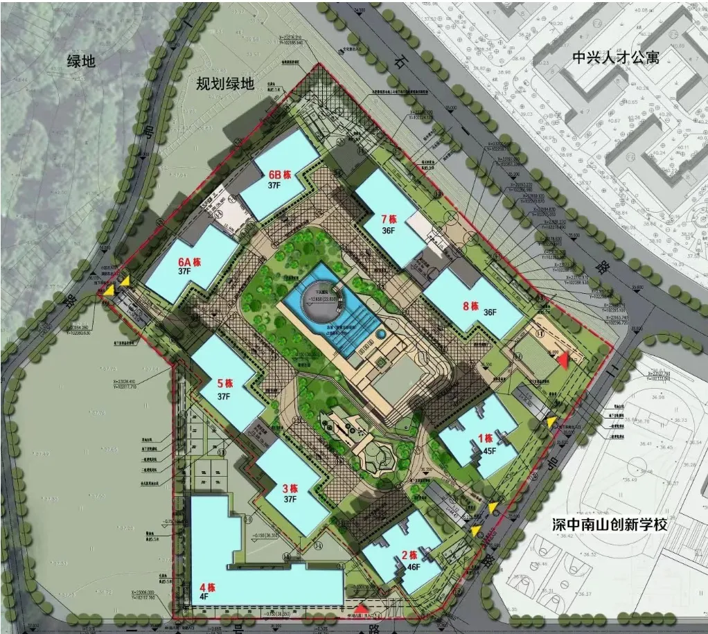 南山中考第一梯队学区【西丽丹华公馆】建面58-101㎡ 留仙洞总部芯现楼 全套资料+优缺点分析 第2张