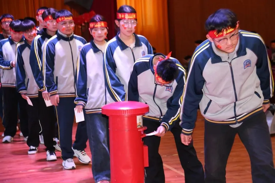 百日砺剑赴山海 江山逐梦定乾坤|我校中考百日誓师大会燃情启幕 第25张