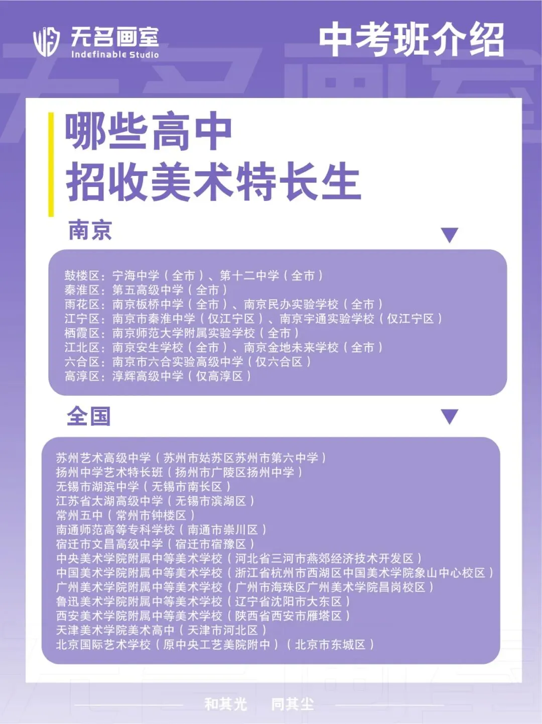 南京市美术中考分析|无名画室2026春季中考班招生简章! 第34张