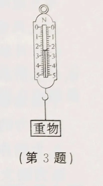 九年级物理中考复习《第七单元 力》知识回顾与练习 第3张