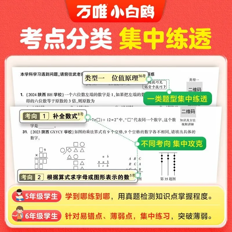 【广告】2026万唯中考小白鸥小升初真题卷分类小学毕业总冲刺卷考试小升初总复习必备试卷备考真题卷【券面额】28元 【到手价】48.70元 第3张