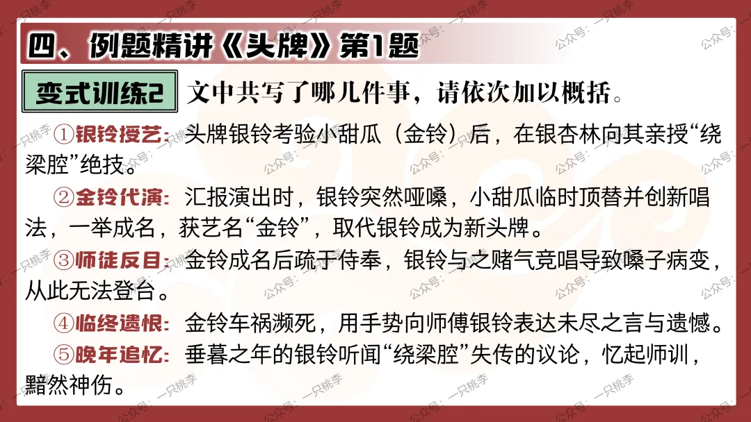 中考复习 | 中考语文小说阅读理解专题一:情节概括 第55张