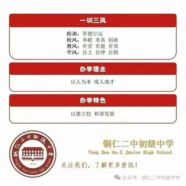 铜仁二中初级中学2025年中考致全体考生及家长的一封信 第21张