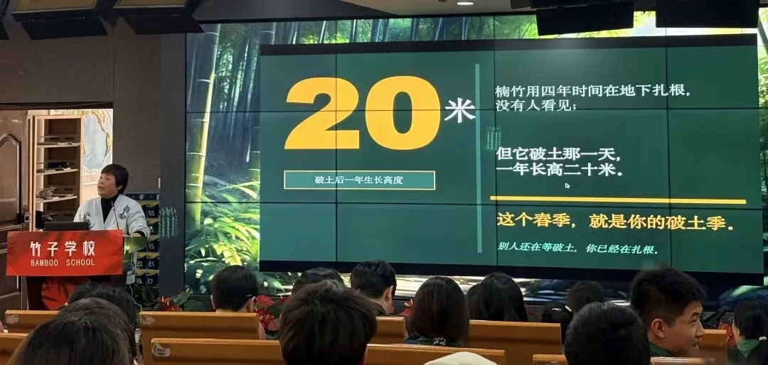 距中考100天 | 扎根百天,破土成林——竹子学校与你越而胜己 第3张
