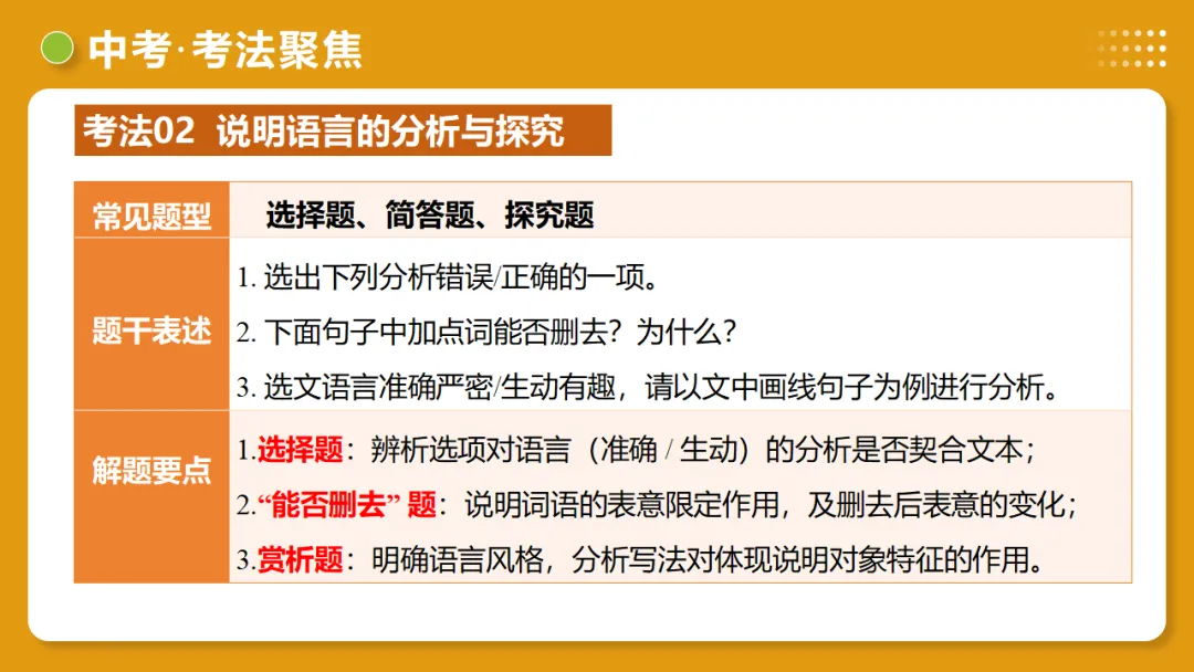 2026年中考语文复习说明文阅读第3讲《说明方法与语言》讲练测 第31张