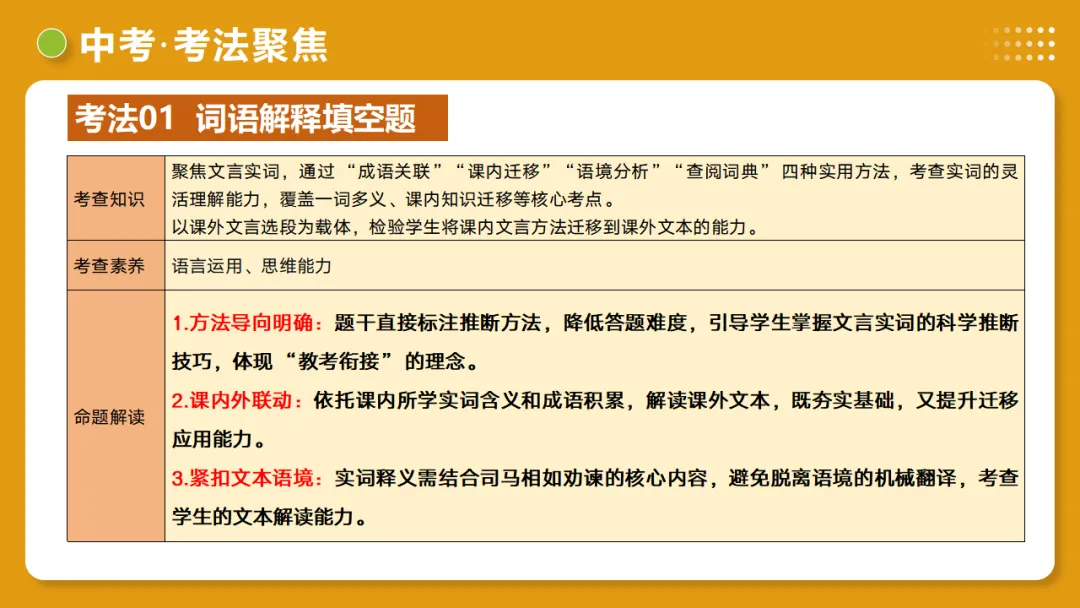 2026年中考语文复习文言文阅读第1讲《文言字词・释义积累》讲练测 第60张
