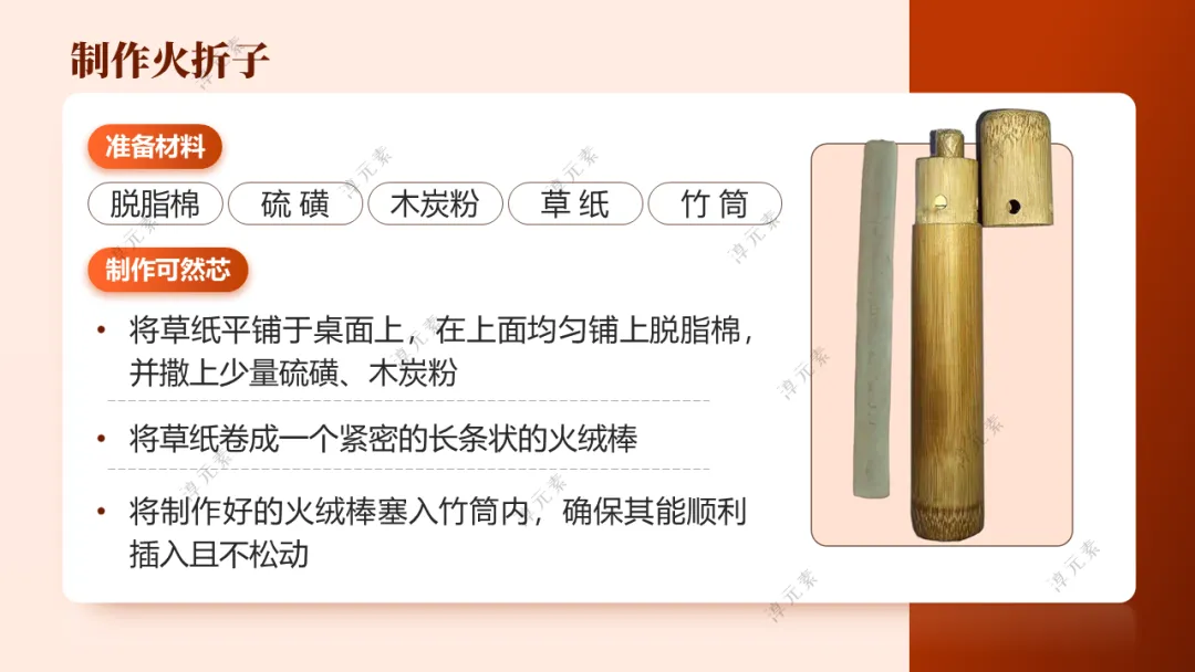 中考复习专题:探秘古代打火机火折子(探究燃烧条件的复习) 第17张