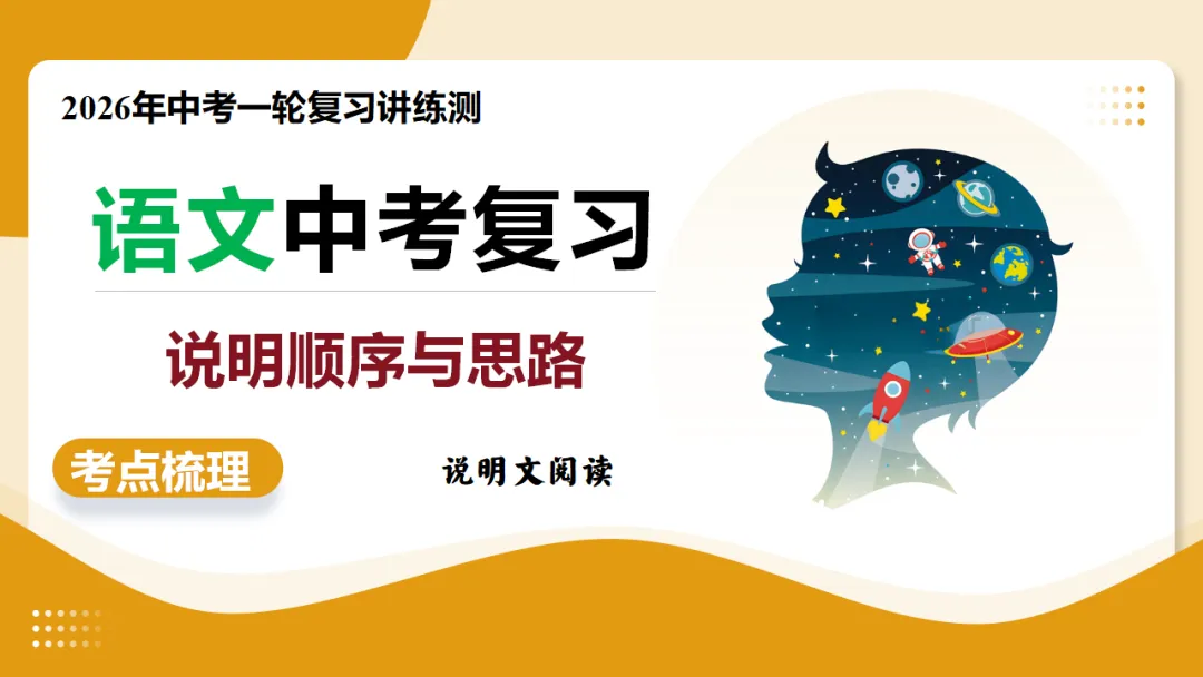 2026年中考语文复习说明文阅读第2讲《说明顺序与思路》讲练测 第2张