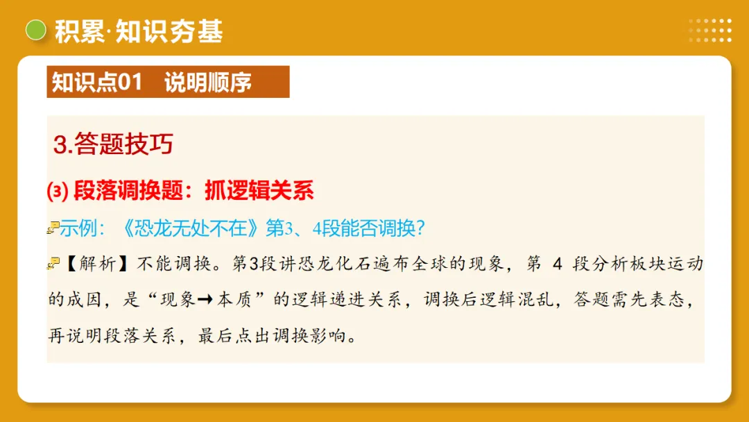 2026年中考语文复习说明文阅读第2讲《说明顺序与思路》讲练测 第18张