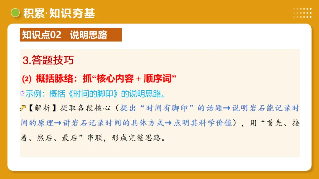 2026年中考语文复习说明文阅读第2讲《说明顺序与思路》讲练测 第22张