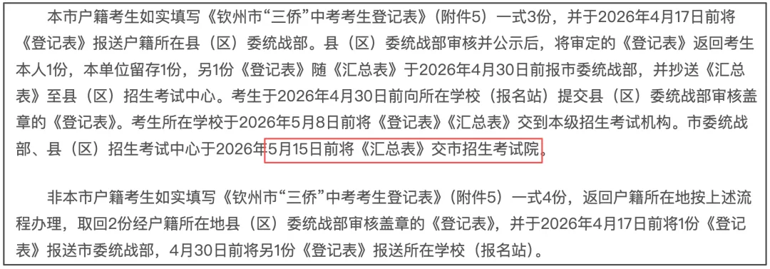 中考加分:申请流程 | 钦州中考 第8张