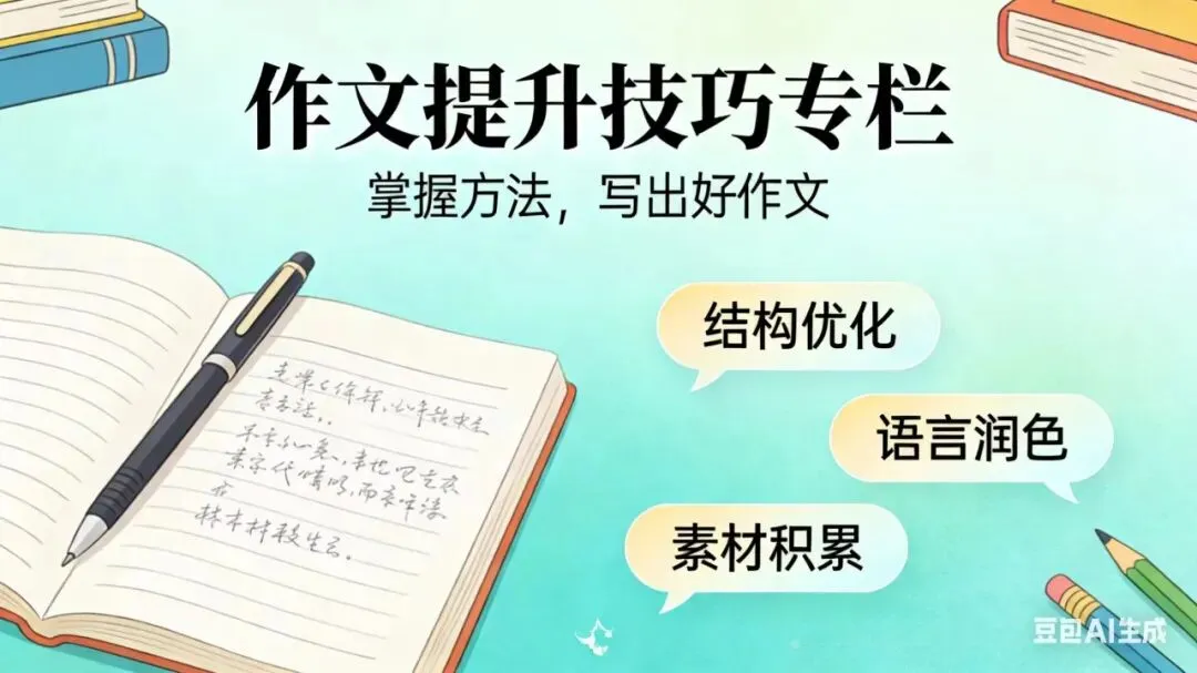 阅卷老师掏心窝:中考60分作文,高分就看这5点,照着做立马提分 第3张