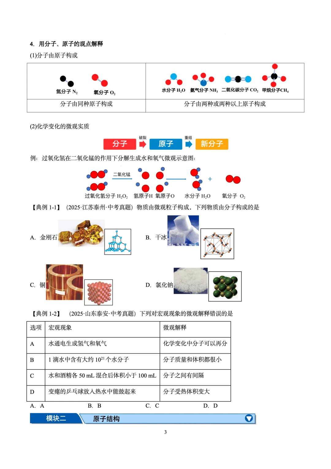 中考化学一轮复习知识点总结-讲义大合集 第5张
