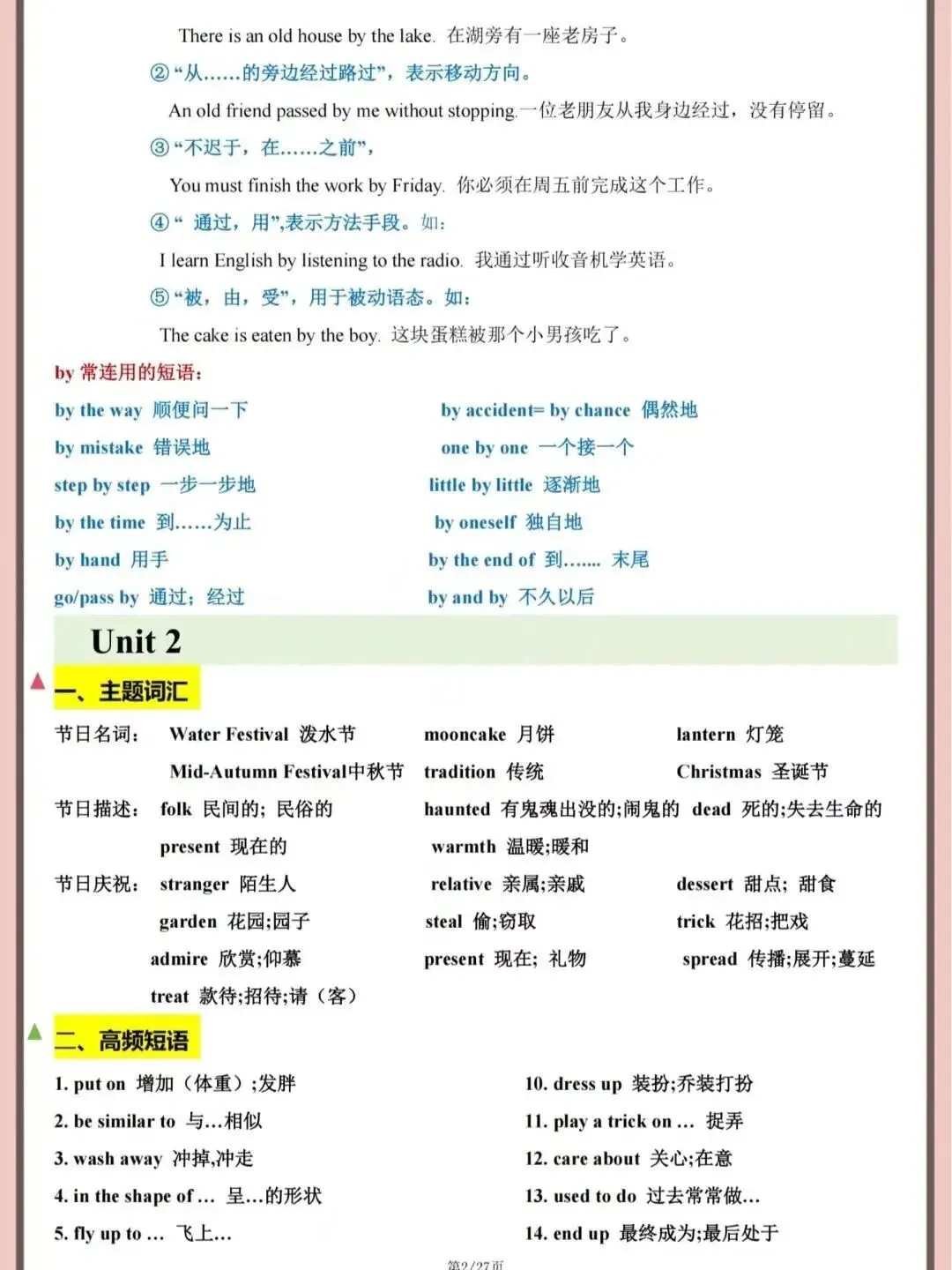 九年级英语全一册汇总,中考一学期快速抢分,完整电子版可打印. 第3张